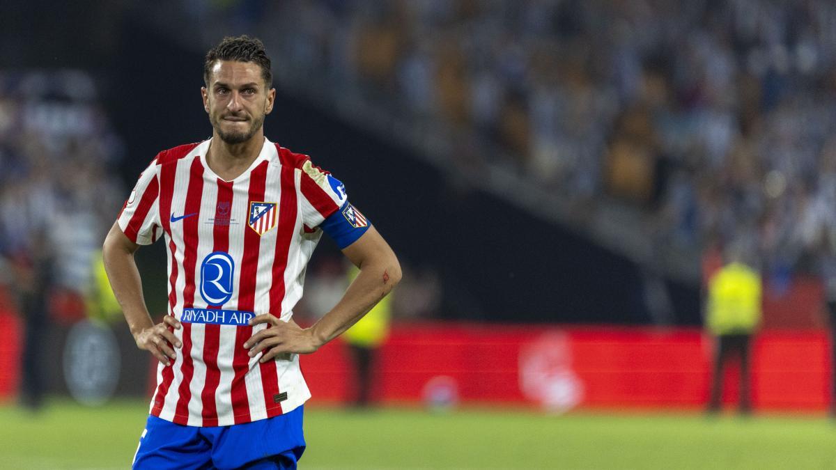 Las lágrimas del capitán que ilustran el sentimiento del vestuario del Atlético
