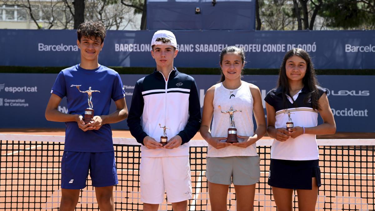 El Godó 2026 proclama a los campeones de futuro: Daniel Martins y Caterina López