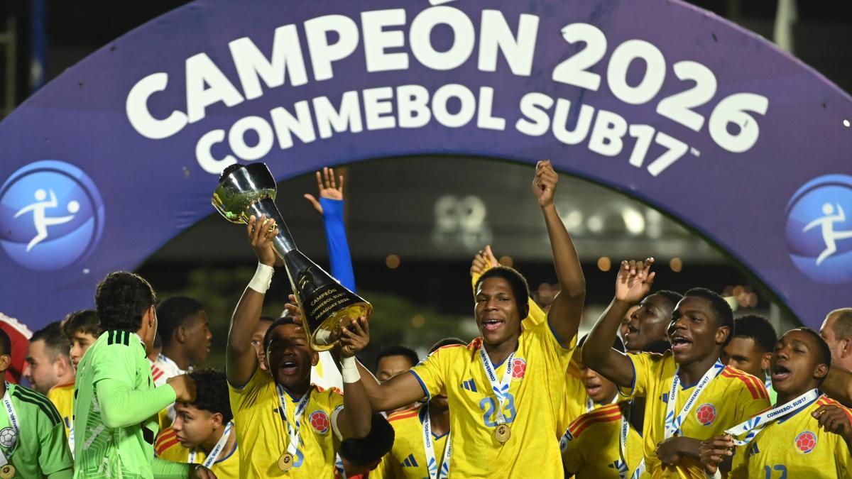 Sudamericano Sub-17: Colombia, campeona tras golear a Argentina (0-4)