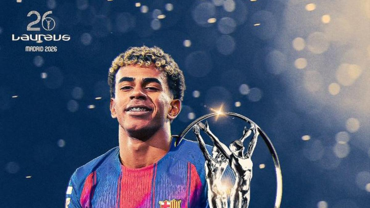 Lamine, premiado con el Laureus al mejor deportista joven del mundo del año