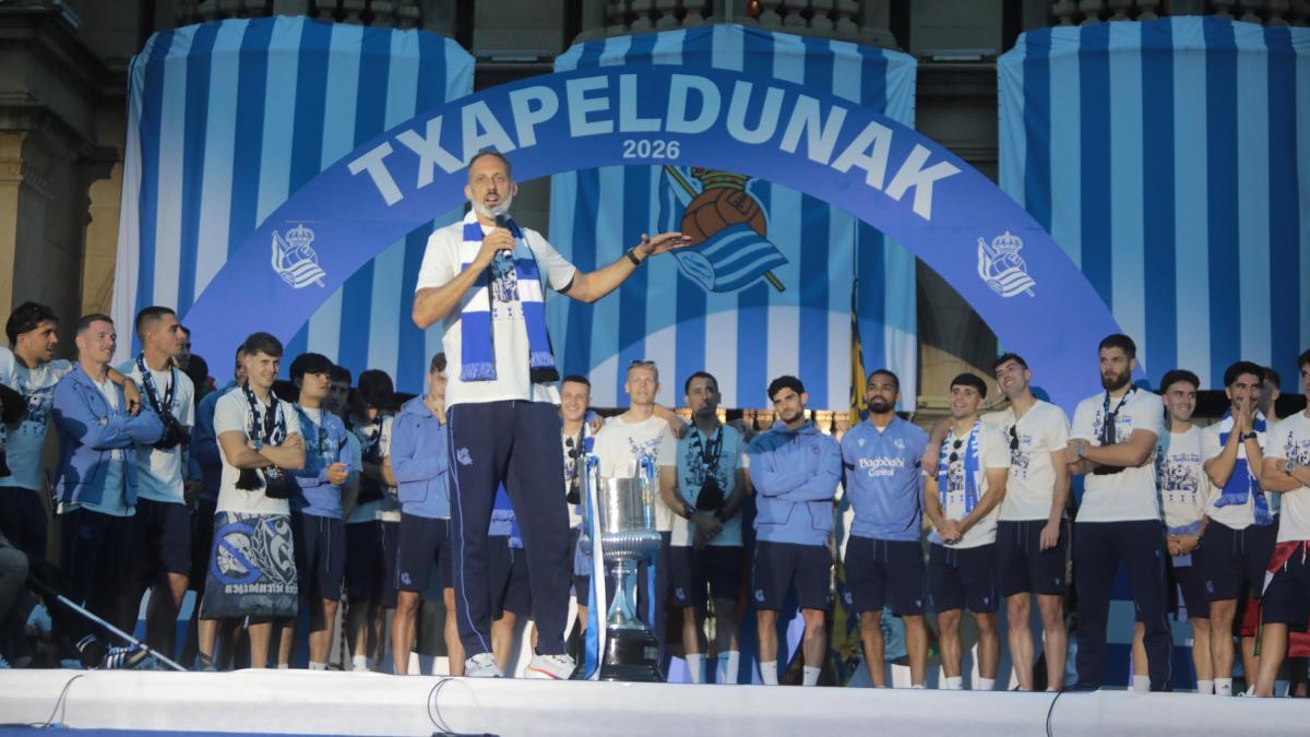 Matarazzo se gana el corazón de la afición de la Real: "Que esto solo sea el inicio"