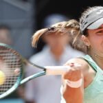 Espectacular debut de Jessica Bouzas en el Mutua Madrid Open