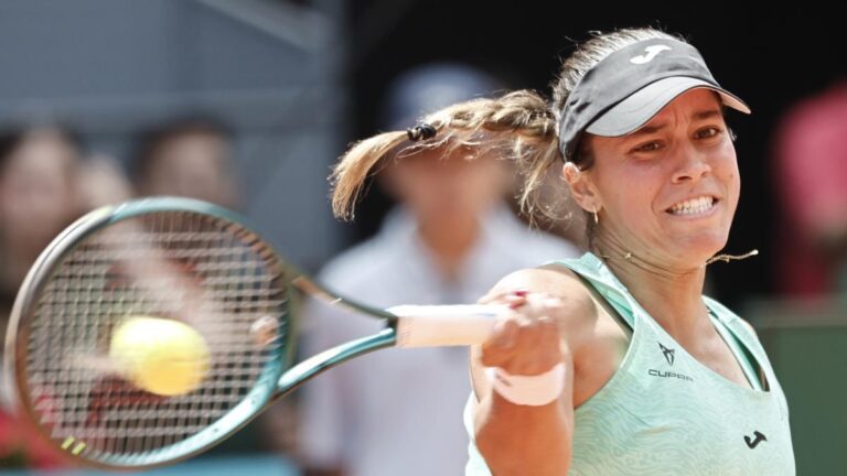 Espectacular debut de Jessica Bouzas en el Mutua Madrid Open