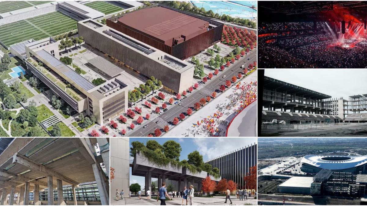 ¡Brutal! Así será el antes y el después del proyecto del Atlético para el Centro Acuático del Metropolitano