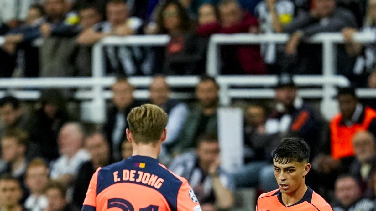 Pedri y De Jong, una dupla exigua: sólo en 13 partidos de 50