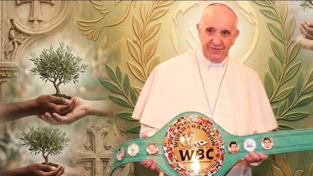 El mundo del boxeo honra la memoria del Papa Francisco