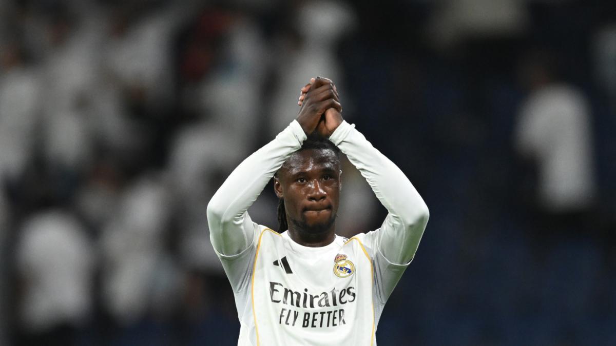 Así se despidió Camavinga del Bernabéu