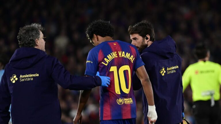 Lamine, abatido: se pierde el Clásico y 5 partidos más