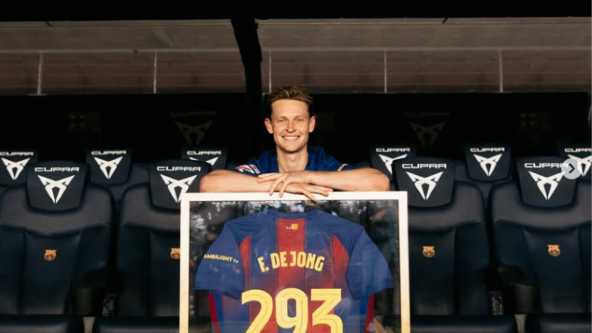 El mensaje de Frenkie de Jong que emociona