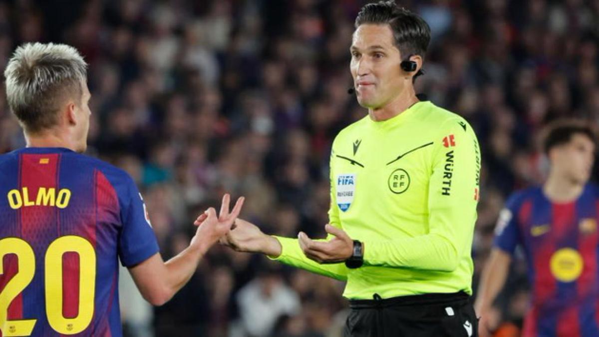 Así se vio el Barça-Celta desde la RefCam: la lesión de Cancelo, el penalti a Lamine y el gol anulado a Ferran