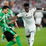 Vinicius abre el marcador y manda un mensaje a la afición de La Cartuja