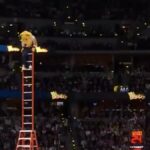 La mascota de los Nuggets cobra este pastizal por hacer locuras como esta