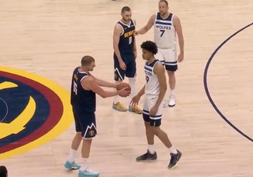 Jokic el follonero: hace esto ante un ex del Barça y esto acaba pasando