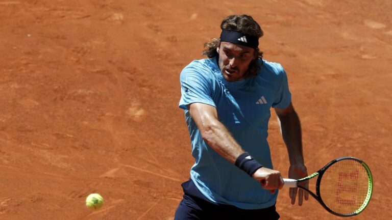 El campeón sigue en pie tras derrotar a Tsitsipas en la mayor batalla de este Madrid Open