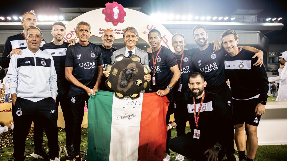 Mancini, campeón con el Al-Sadd