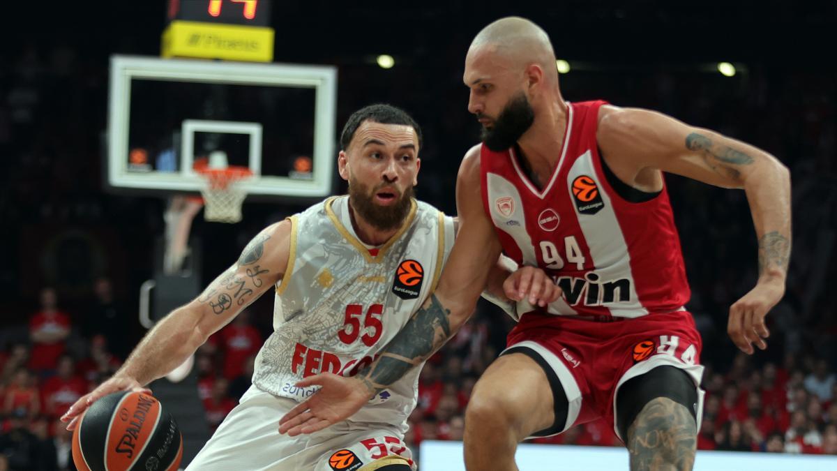 91-70: Olympiacos arrolla al Mónaco y toma ventaja en su serie