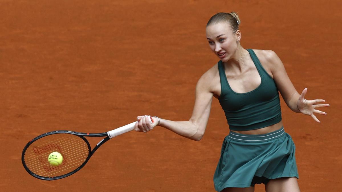 Sigue el cuento de hadas de la perdedora más afortunada del Mutua Madrid Open