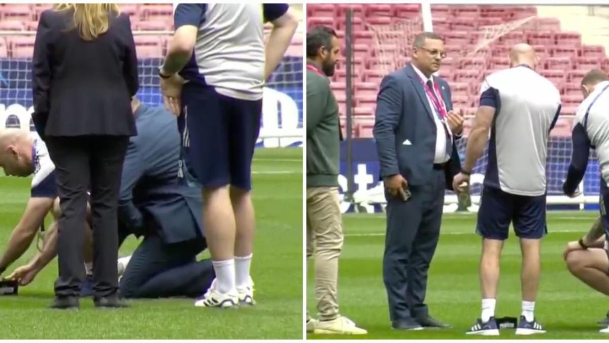 ¡El Arsenal intentó retrasar el inicio del partido ante el Atlético por la altura del césped!