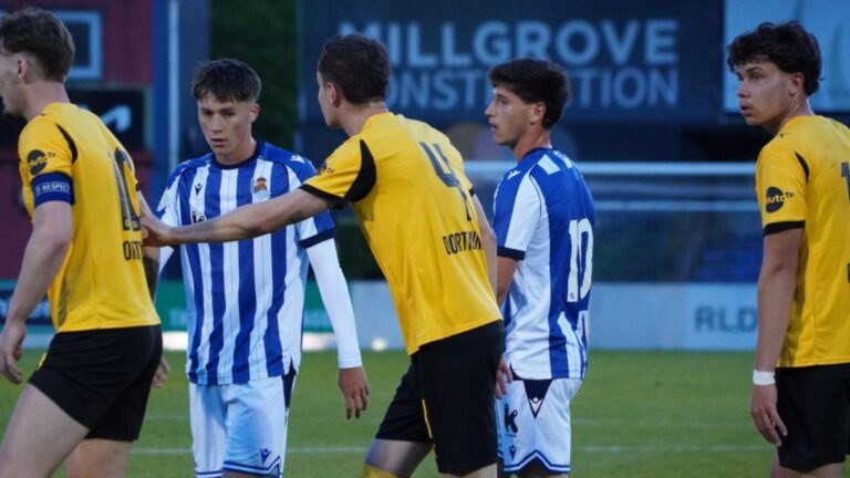 La Real cae con honor ante el Dortmund en las semifinales de la Premier League International Cup