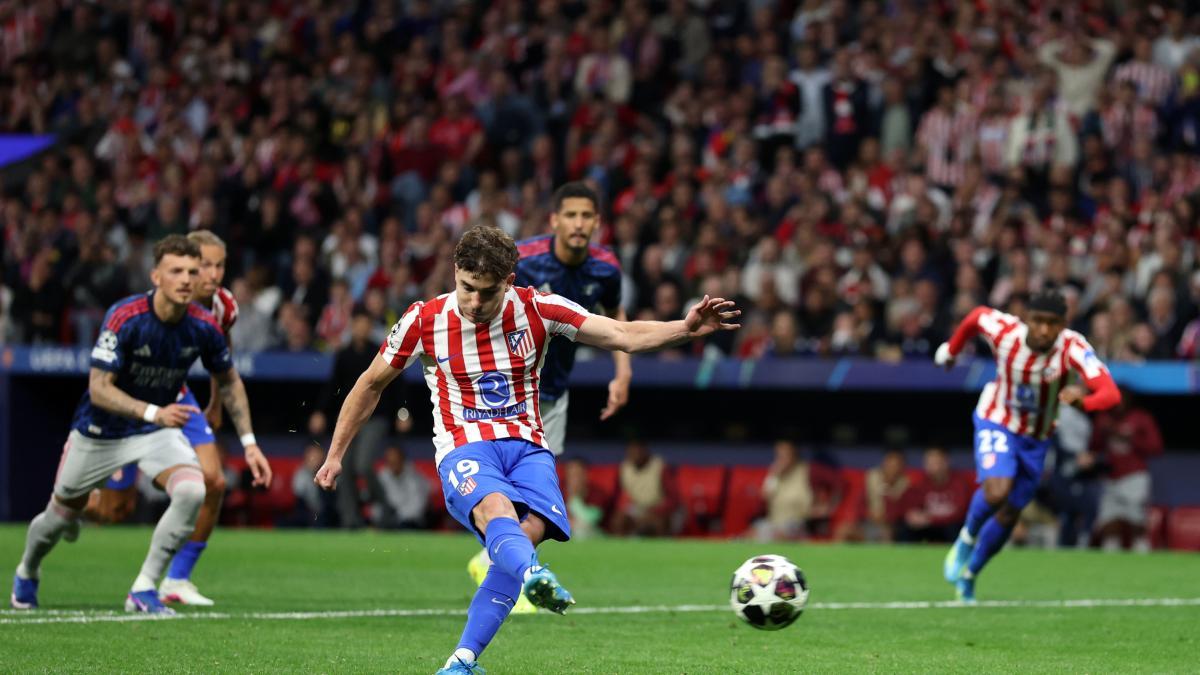 A Julián no le tembló el pulso para empatar desde los once metros