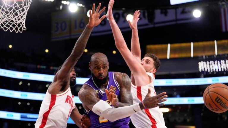 ¡Los Rockets ponen a los Lakers en peligro de hacer un ridículo jamás visto!