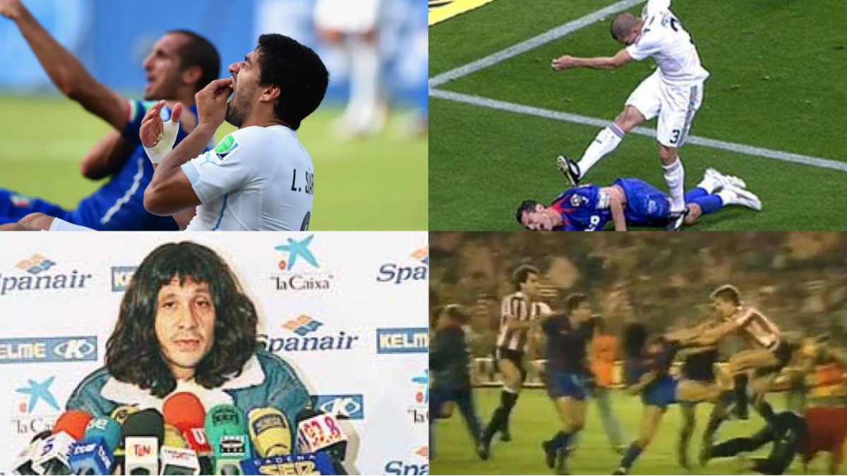 Luis Suárez, Pepe, Cantona... las otras duras sanciones antes del puñetazo de Andrada
