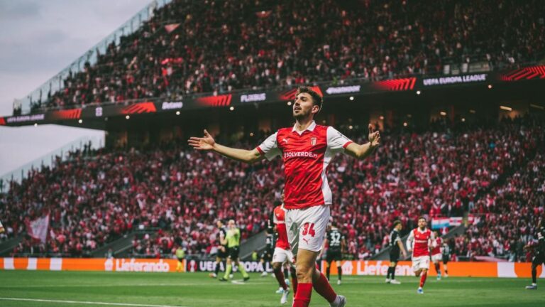 El Braga toma ventaja con un gol en el 92'