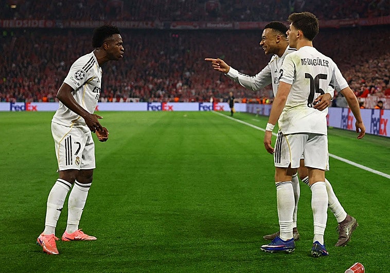 Mbappé, Vinicius y Remington Steele