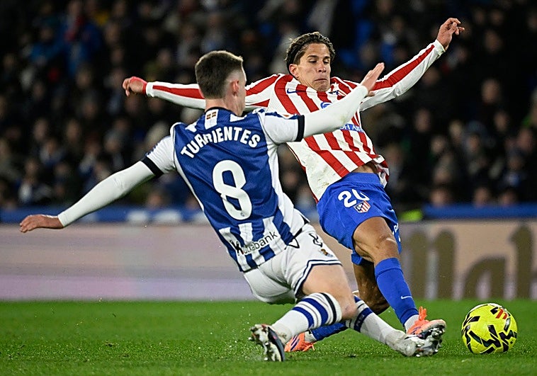 Alineación confirmada del Atlético de Madrid y la Real Sociedad en el partido de la final de la Copa del Rey