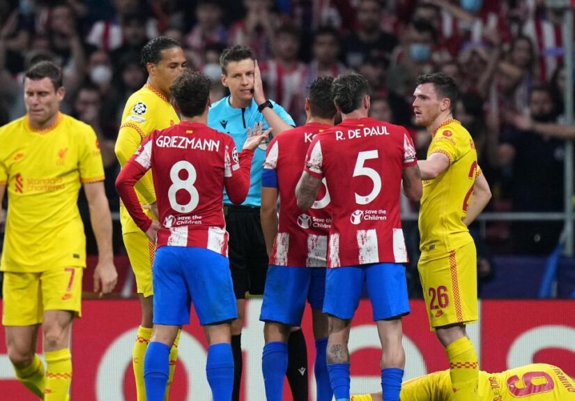 Al Atlético no le trae buenos recuerdos el árbitro de la vuelta de semifinales
