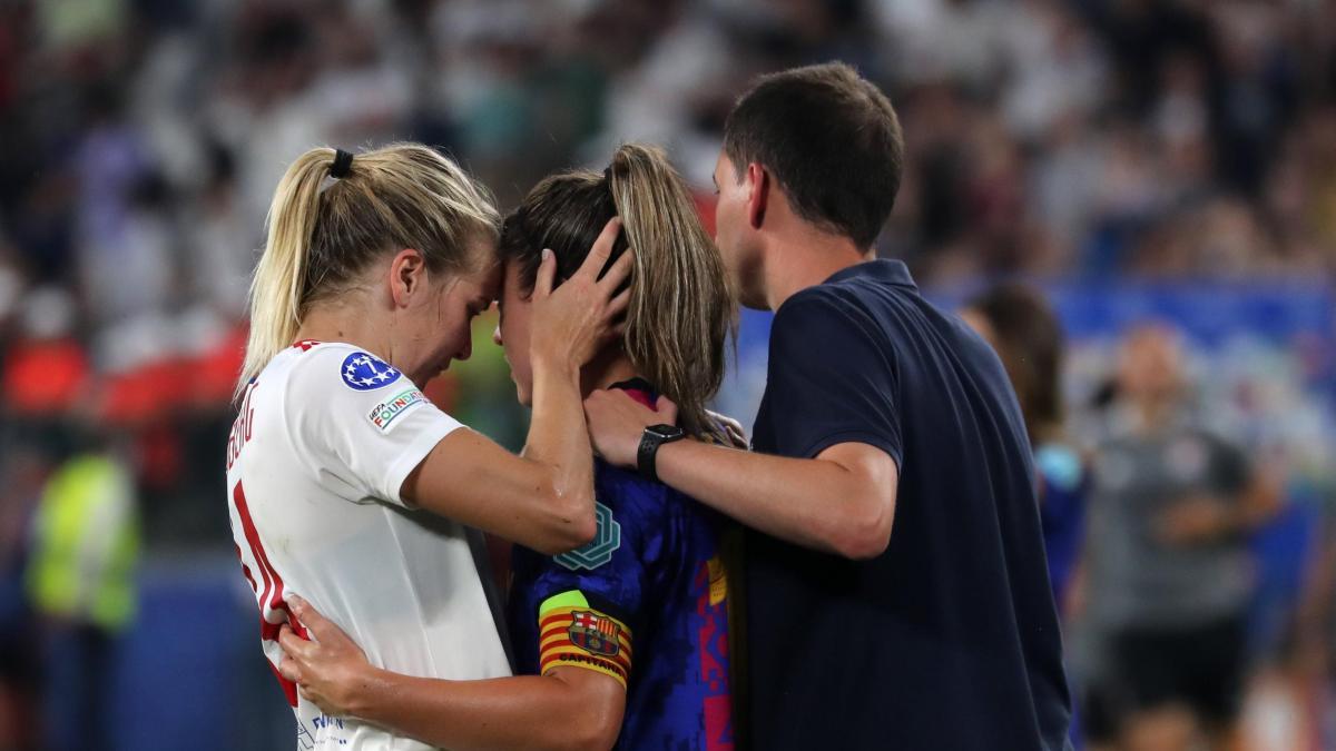 La noruega Hegerberg, como Alexia, también lloró al asegurarse la final en su país