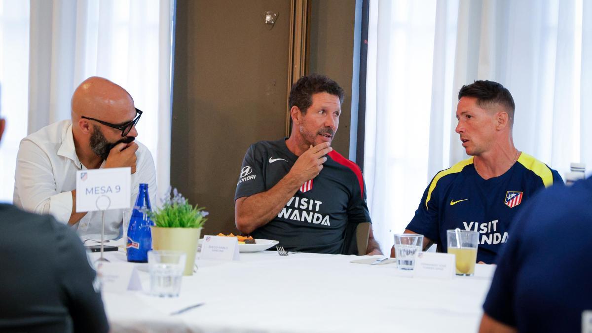 Torres: "Que Simeone hable así del trabajo y los chavales, es muy importante para los chicos"