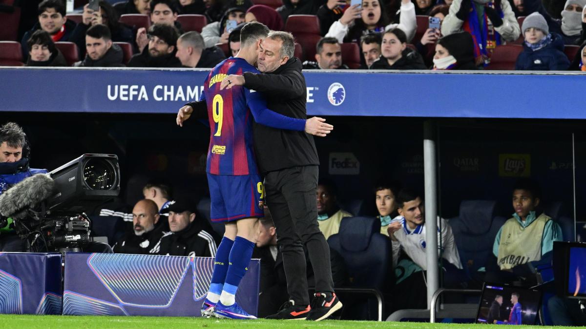 La misión de Pini: sellar la renovación de Flick y despejar las dudas con Lewandowski