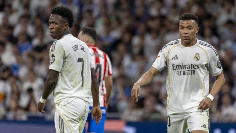 Vinicius y Mbappé, cara y cruz en el vestuario del Real Madrid