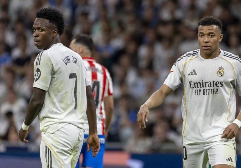 Vinicius y Mbappé, cara y cruz en el vestuario del Real Madrid