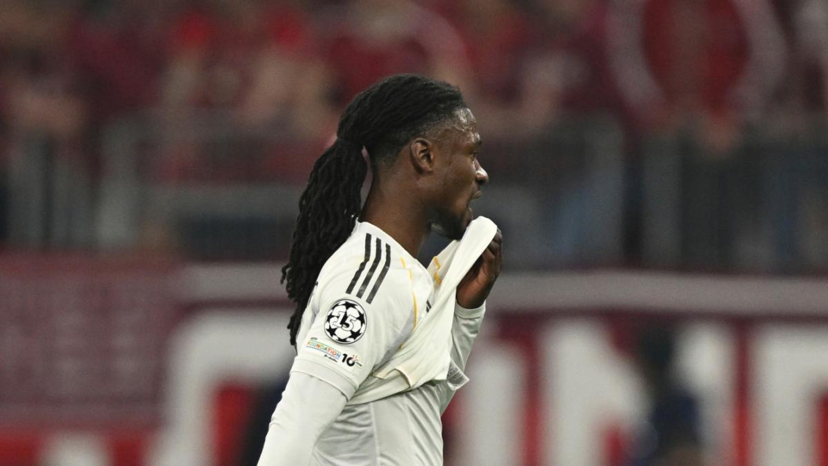 La confesión de Camavinga tras ser expulsado ante el Bayern