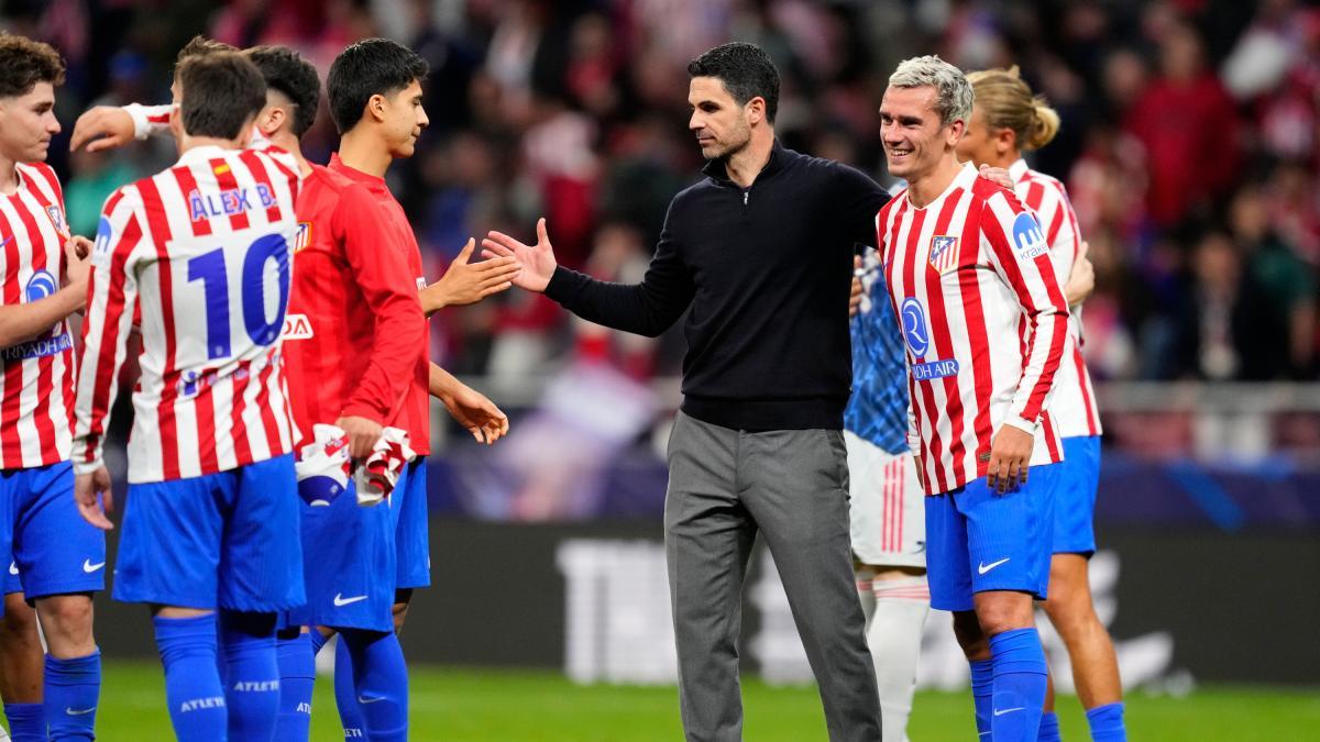 Arteta aplaza la queja a la UEFA por el arbitraje en el Metropolitano