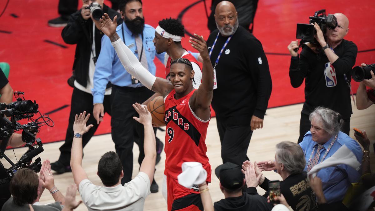 Ciencia ficción en Toronto: RJ Barrett fuerza el séptimo con un tiro de locura como el de Haliburton