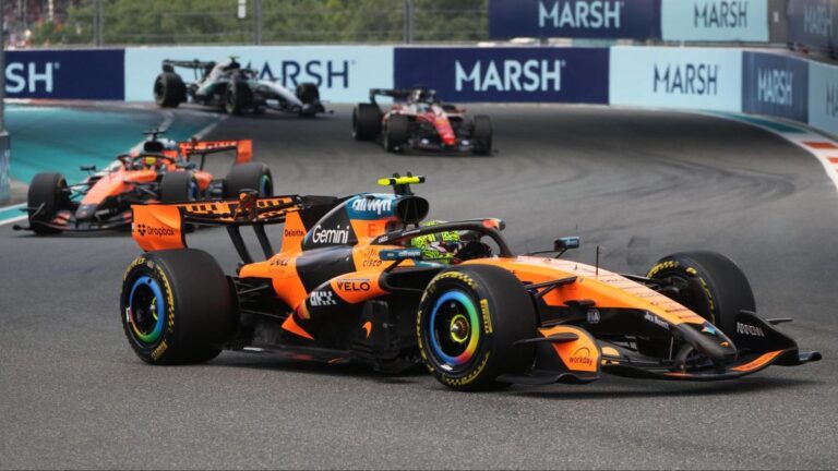 McLaren incendia el Mundial de F1: el campeón ha vuelto, el líder falla y Mercedes tiembla en el sprint de Miami