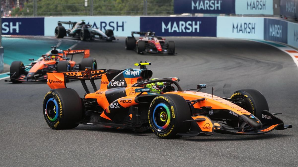 McLaren incendia el Mundial de F1: el campeón ha vuelto, el líder falla y Mercedes tiembla en el sprint de Miami