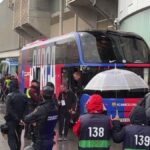 Así ha sido la llegada del Barça al Estadio El Sadar