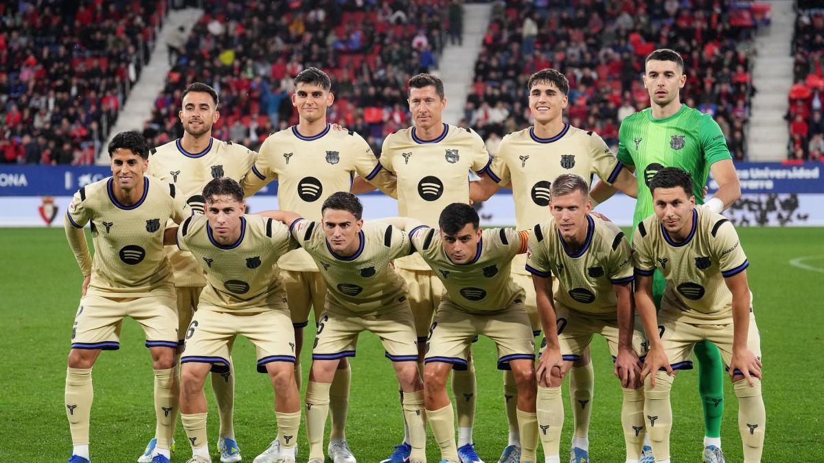 El 1x1 del Barça ante Osasuna, al descanso
