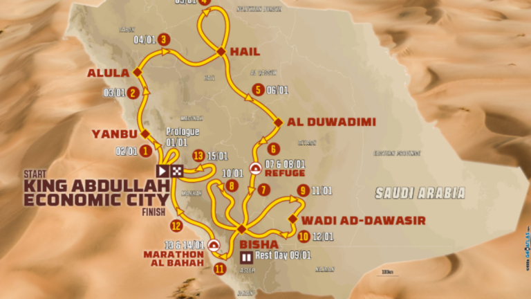 Ya es oficial el recorrido del Dakar 2027: Desde el 1 de enero, dureza y más de 5.000 km cronometrados