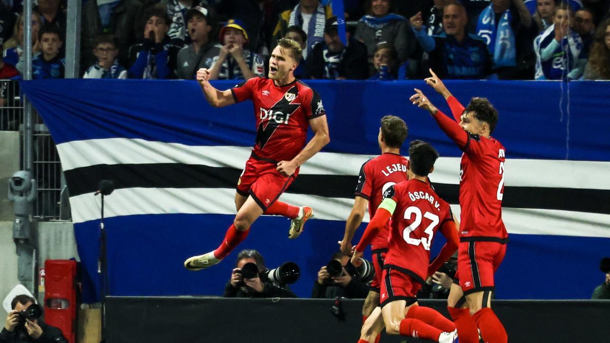0-1: Un Rayo histórico se cita con el Crystal Palace en la final