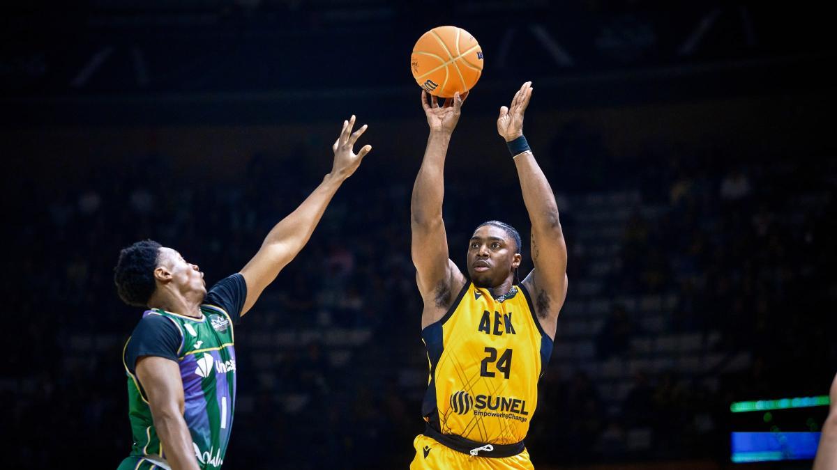 65-78: El AEK de Atenas destrona a Unicaja y estará en la final